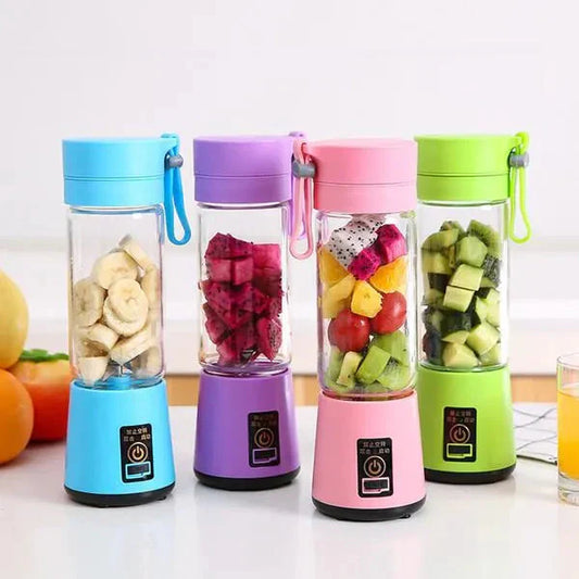 NEW USB Rechargeable Mini Juicer Blender with 6 Blades