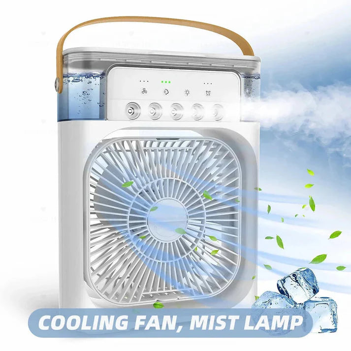 Conditioner Fan Usb Electric Fan, Fine Mist Water, And Humidifier Function – Random Color